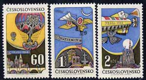 Czechoslovakia 1968 'Praga 68' Stamp Exhibition (2nd Issue) set of 3 unmounted mint, SG 1718-20