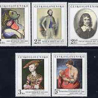 Czechoslovakia 1977 Art (12th issue) set of 5 unmounted mint, SG 2375-79