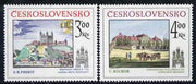 Czechoslovakia 1981 Historic Bratislavia (5th issue) set of 2 unmounted mint, SG 2582-83
