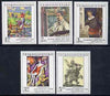 Czechoslovakia 1979 Art (13th issue) set of 5 unmounted mint, SG 2495-99