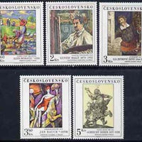 Czechoslovakia 1979 Art (13th issue) set of 5 unmounted mint, SG 2495-99