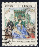 Czechoslovakia 1968 'Praga 68' Stamp Exhibition (6th issue - painting by Durer) very fine used SG 1756