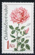 Czechoslovakia 1973 Rose 1k (from Flower Show set) unmounted mint, SG 2111