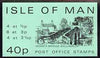 Isle of Man 1974 Monk's Bridge 40p stamp sachet (green cover) complete and pristine