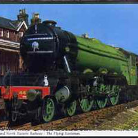 Postcard by Bamforth - full colour showing LNER 4472 'Flying Scotsman', mint & very fine
