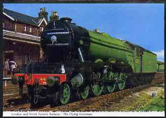 Postcard by Bamforth - full colour showing LNER 4472 'Flying Scotsman', mint & very fine