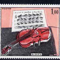 France 1965 'The Red Violin' by Dufy unmounted mint, SG 1674