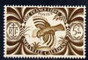 New Caledonia 1942 Kagu Bird 5c brown unmounted mint, SG 267*
