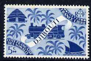 Djibouti 1943 Symbols incl Loco 5c blue unmounted mint, SG 361