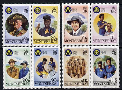 Montserrat 1986 Girl Guides set of 8 unmounted mint, SG 669-76