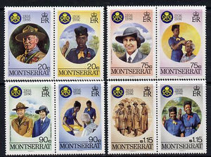 Montserrat 1986 Girl Guides set of 8 unmounted mint, SG 669-76