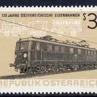 Austria 1962 Anniversary of Austrian Railways unmounted mint, SG 1392