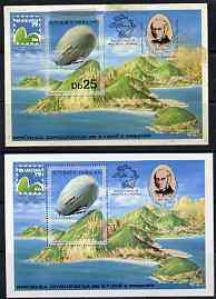 St Thomas & Prince Islands 1979 Rowland Hill (Brasiliana & Zeppelin) Printer's paste-up on card for m/sheet similar to issued sheet but value is in solid type and inscription around Portrait is different, sl soiking but probably u……Details Below
