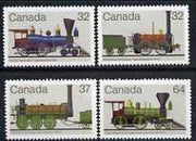 Canada 1983 Railway Locomotives (1st series) set of 4 unmounted mint, SG 1106-09