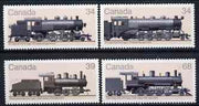 Canada 1985 Railway Locomotives (3rd series) set of 4 unmounted mint, SG 1185-88