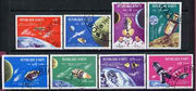 Haiti 1969 Apollo 7 & 8 Space Flights perf set of 8 fine cto used