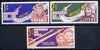 Cuba 1963 Cosmic Flights (1st series) set of 3 unmounted mint, SG 1058-60*
