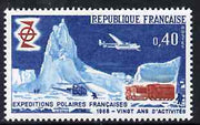 France 1968 French Polar Exploration unmounted mint, SG 1806