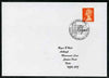 Postmark - Great Britain 2001 cover with 'Land of Hope & Glory' cancel illustrated with Clef & Elgar