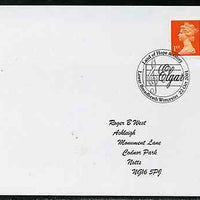Postmark - Great Britain 2001 cover with 'Land of Hope & Glory' cancel illustrated with Clef & Elgar
