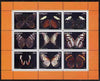 Karjala Republic 1998 Butterflies perf sheetlet containing set of 9 values complete unmounted mint