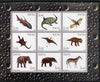 Touva 1998 Prehistoric Life perf sheetlet containing set of 9 values complete unmounted mint