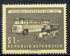 Austria 1957 Postal Coach Service unmounted mint, SG 1291, Mi 1034