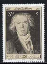 Austria 1970 Birth Bicent of Beethoven unmounted mint, SG 1602, Mi 1352*