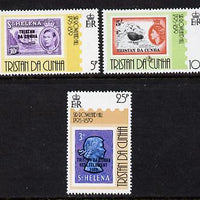 Tristan da Cunha 1979 Rowland Hill set of 3 unmounted mint, SG 264-66