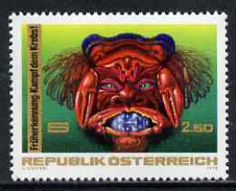 Austria 1976 Fight Against Cancer unmounted mint, SG 1768, Mi 1531*