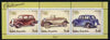 Sakha (Yakutia) Republic 2001 Oldtimers #3 (Opel Cars) perf sheetlet containing set of 3 values complete unmounted mint