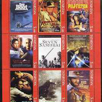 Tatarstan Republic 2001 Film Posters #3 (Best Action Films) perf sheetlet containing set of 9 values complete unmounted mint