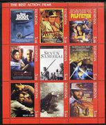 Tatarstan Republic 2001 Film Posters #3 (Best Action Films) perf sheetlet containing set of 9 values complete unmounted mint