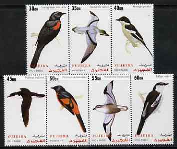 Fujeira 2000 Birds perf set of 7 values complete unmounted mint