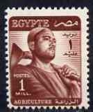Egypt 1953 Agriculture 1m red-brown unmounted mint, SG 414*