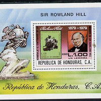 Honduras 1979 Rowland Hill perf m/sheet unmounted mint SG MS 989