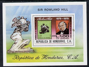 Honduras 1979 Rowland Hill perf m/sheet unmounted mint SG MS 989