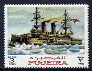 Fujeira 1968 Battleship 3R from Ships perf set of 9 unmounted mint, Mi 240*