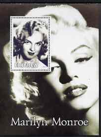 Eritrea 2001 Marilyn Monroe perf m/sheet #2 unmounted mint