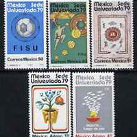 Mexico 1979 'Universiada '79' University Games perf set of 5 unmounted mint, SG 1500-1505*