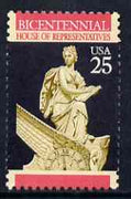United States 1989 Bicentenary of House of Representatives 25c (Clock) unmounted mint SG 2396*
