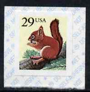 United States 1993 Squirrel 29c self-adhesive stamp, SG 2838 unmounted mint