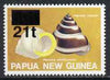 Papua New Guinea 1994 Surcharged 21c on Snail Shell 80t unmounted mint SG 734