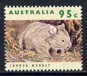 Australia 1992-98 Common Wombat 95c (from wildlife def set) unmounted mint SG 1369