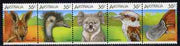 Australia 1986 Australian Wildlife (1st series) se-tenant strip of 5 unmounted mint, SG 1023a