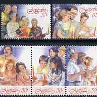 Australia 1987 Christmas set of 7 unmounted mint, SG 1098-1104