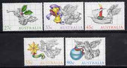 Australia 1985 Christmas set of 5 unmounted mint, SG 988-92