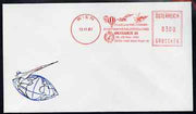 Postmark - Austria 1981 illustrated commem cover for Aerophilately Exhibition with Vienna metre cancel showing Concorde, Balloon etc