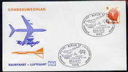 Postmark - West Germany 1977 illustrated commem cover for the 17th FISA Congress with illustrated Berlin 12 cancel showing Concorde