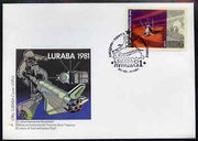 Postmark - Russia 1981 illustrated commem cover (Space Shuttle) for 'Luraba 1981' with illustrated cancel showing Concordski
